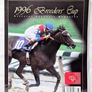 1996 WOODBINE RACETRACK BREEDERS CUP ONTARIO CANADA OFFICIAL SOUVENIR MAGAZINE